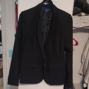 Apt. 9 Black Tailored Blazer for Professional Wear